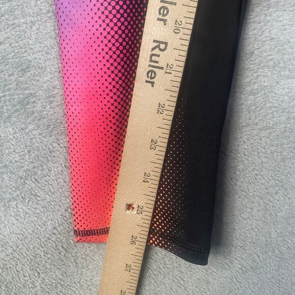 Adidas Leggings Girls Size XL Rainbow Spellout Logo Gym Athletic Sportswear‎ - Picture 9 of 14